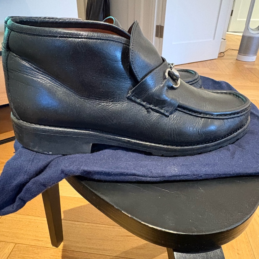 Gucci high top boot style loafers - Picture 4 of 7